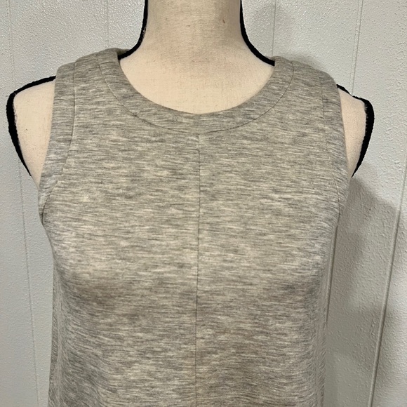 NWT Madewell The Anytime Scuba Heather Gray Dress - Picture 6 of 9